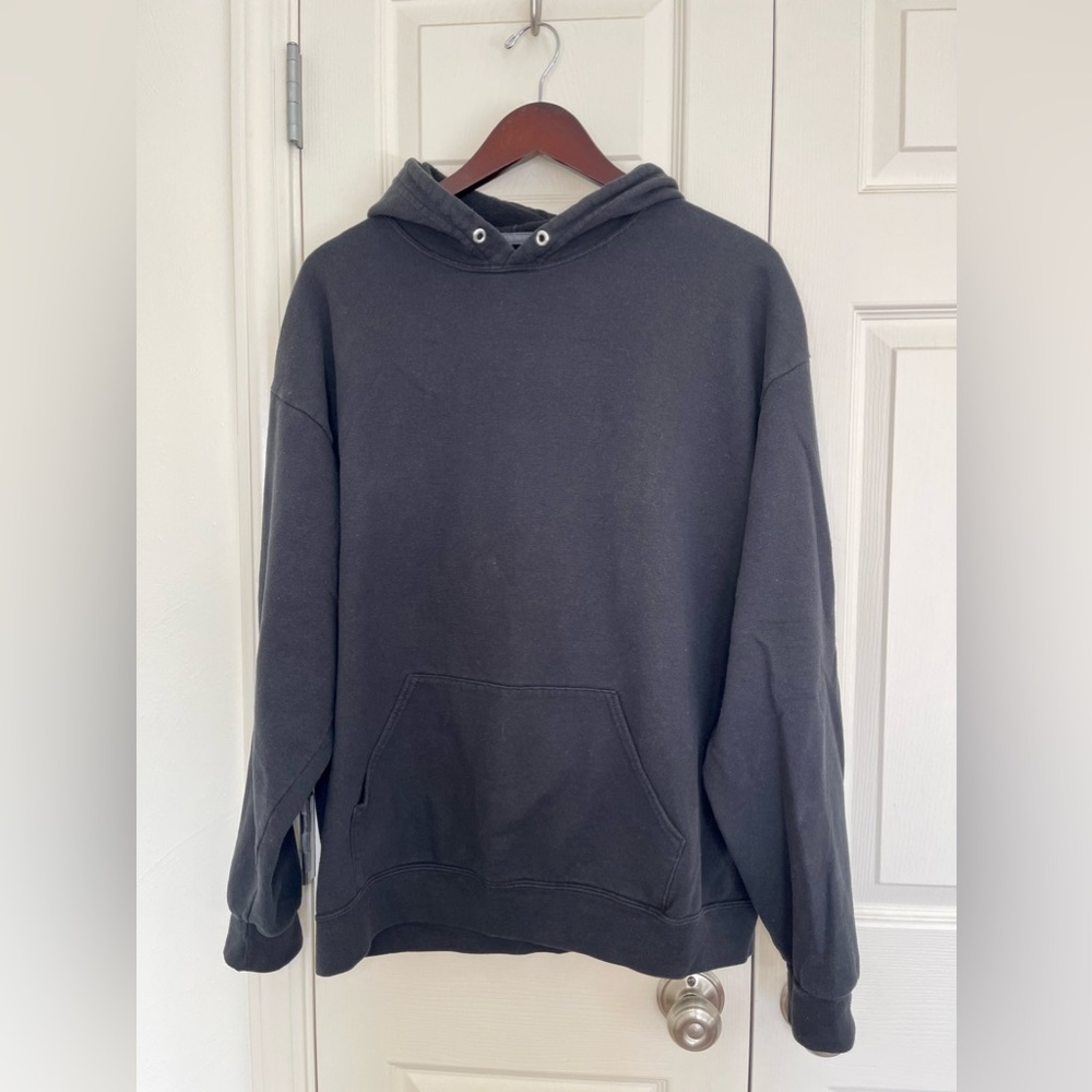 Black oversize hoodie